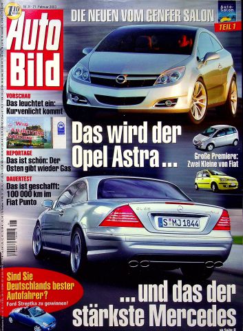 Deckblatt Auto Bild (08/2003)